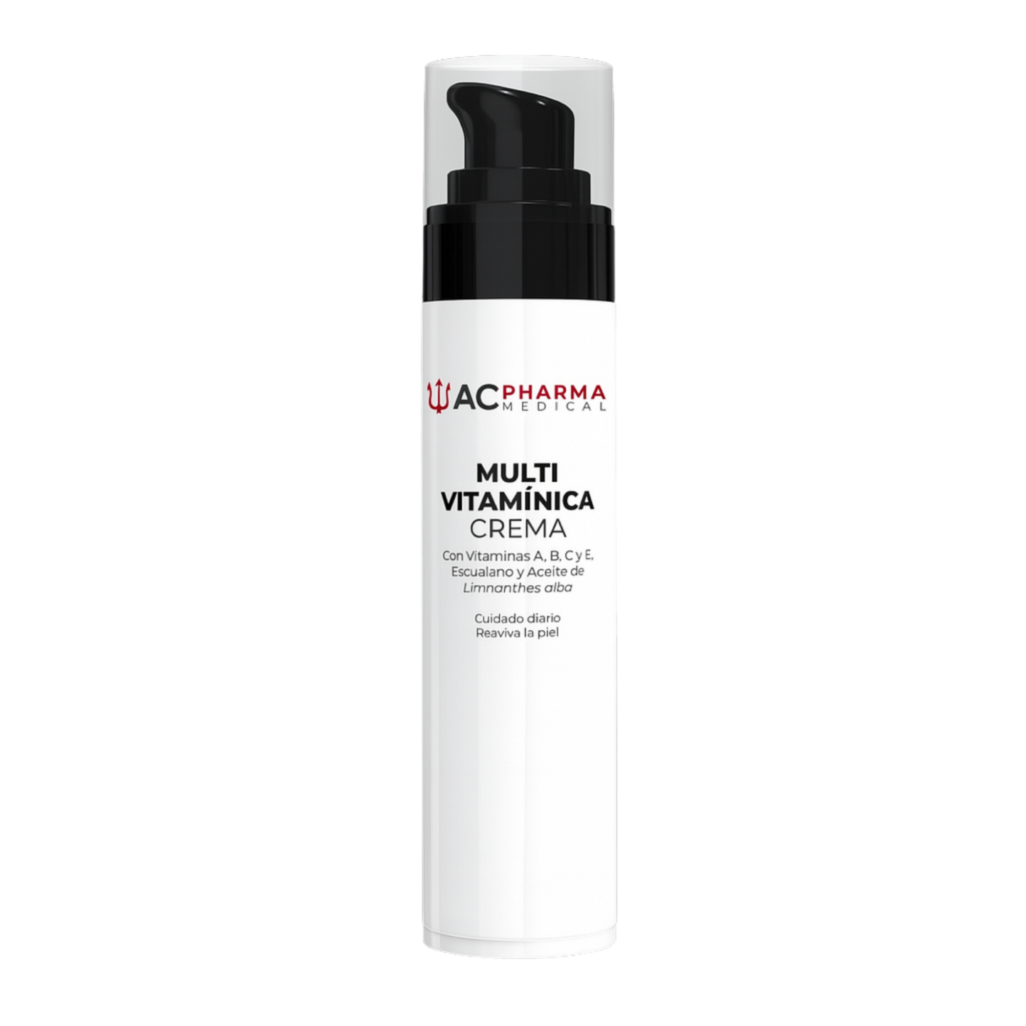 Crema Multivitamínica con Ácido Hialurónico y Vitaminas A, B3, B5, C y E 50 ml