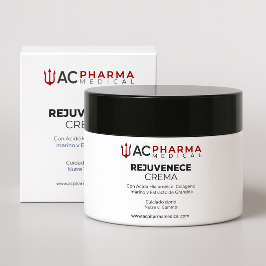 Crema Rejuvenecedora con Colágeno Marino y Ácido Hialurónico 50 ml