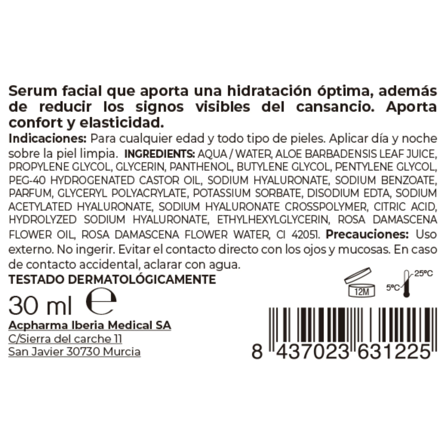 Sérum Ácido Hialurónico 5D 30 ml