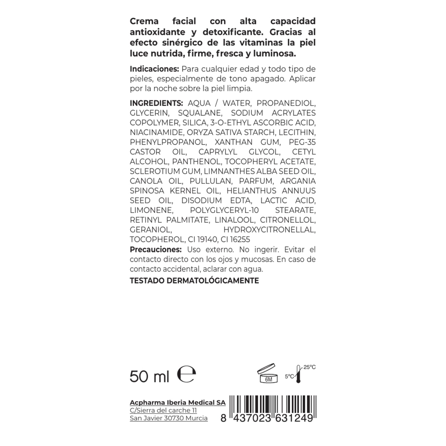 Crema Multivitaminas 15 ml Versión Mini