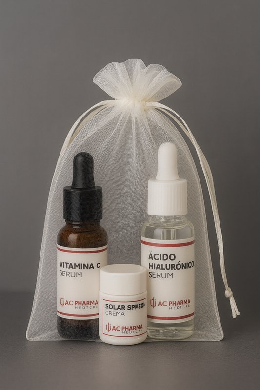 Pack Hidratación + Luminosidad + Protección (AH+ Vitamina C + SPF50+