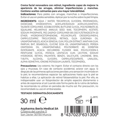 Gel-Crema Retinol Intensivo 30 ml