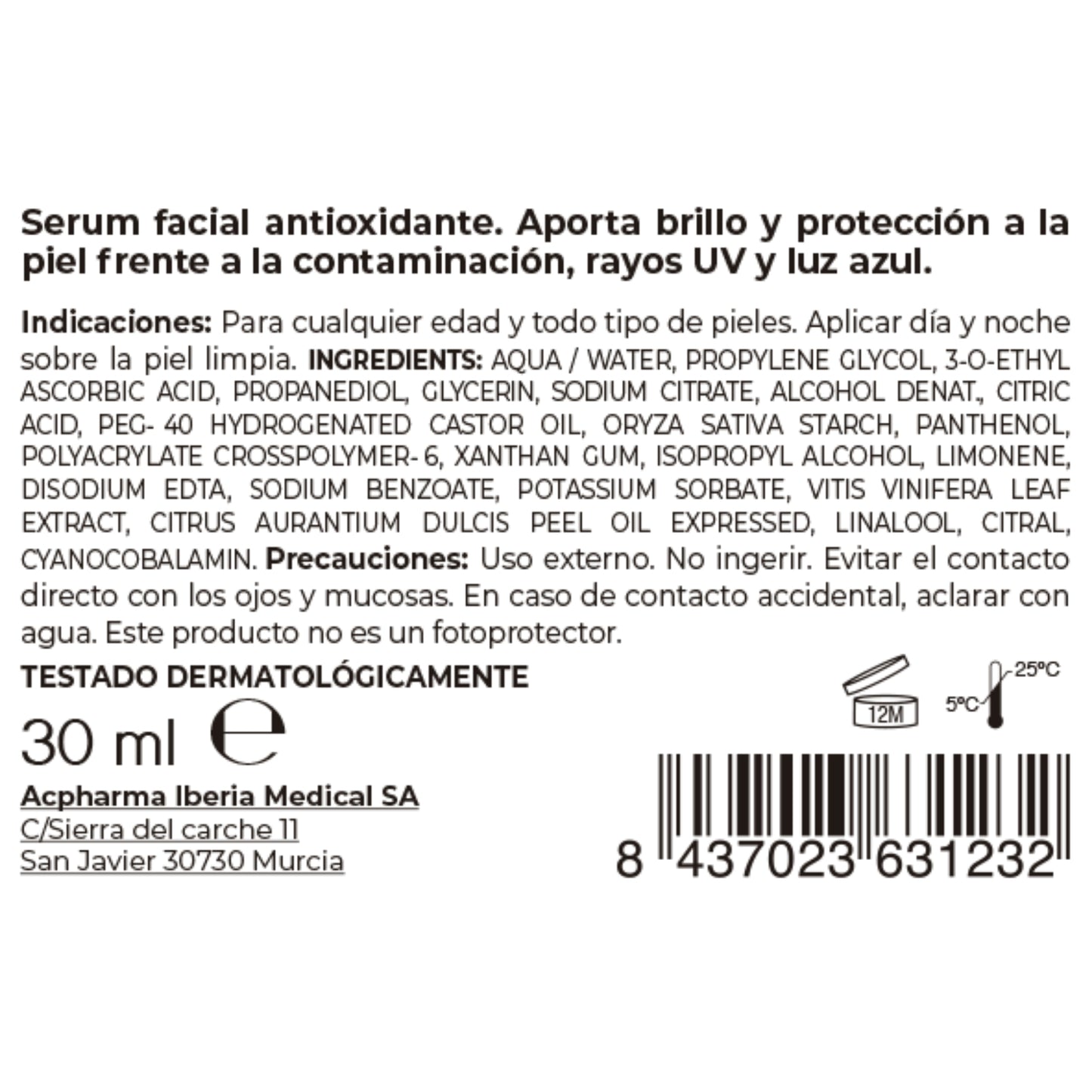 Sérum Vitamina C 10 ml - Versión Mini - Siempre contigo