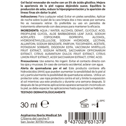 Peeling Suave con Ácido Glicólico 50 ml