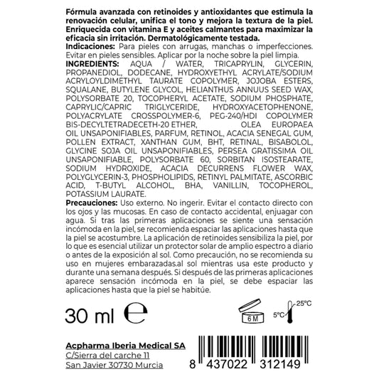 Retinal Renovador – Tratamiento Antiedad 30 ml
